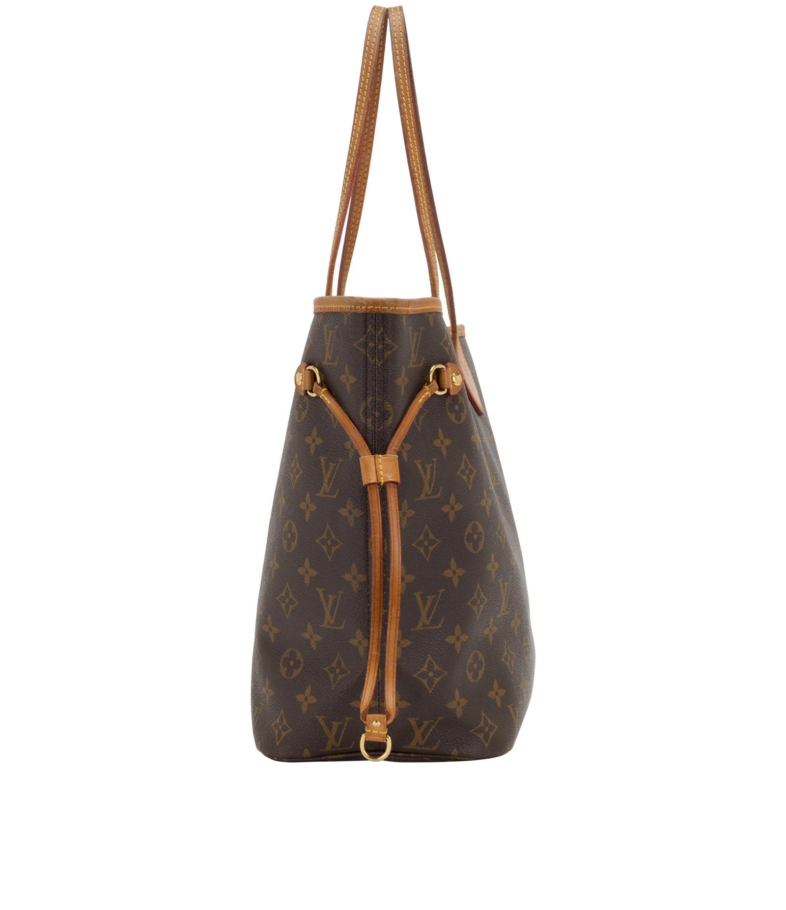 Neverfull MM, &pound;995, Handbags, Brown, Canvas, Bottom view